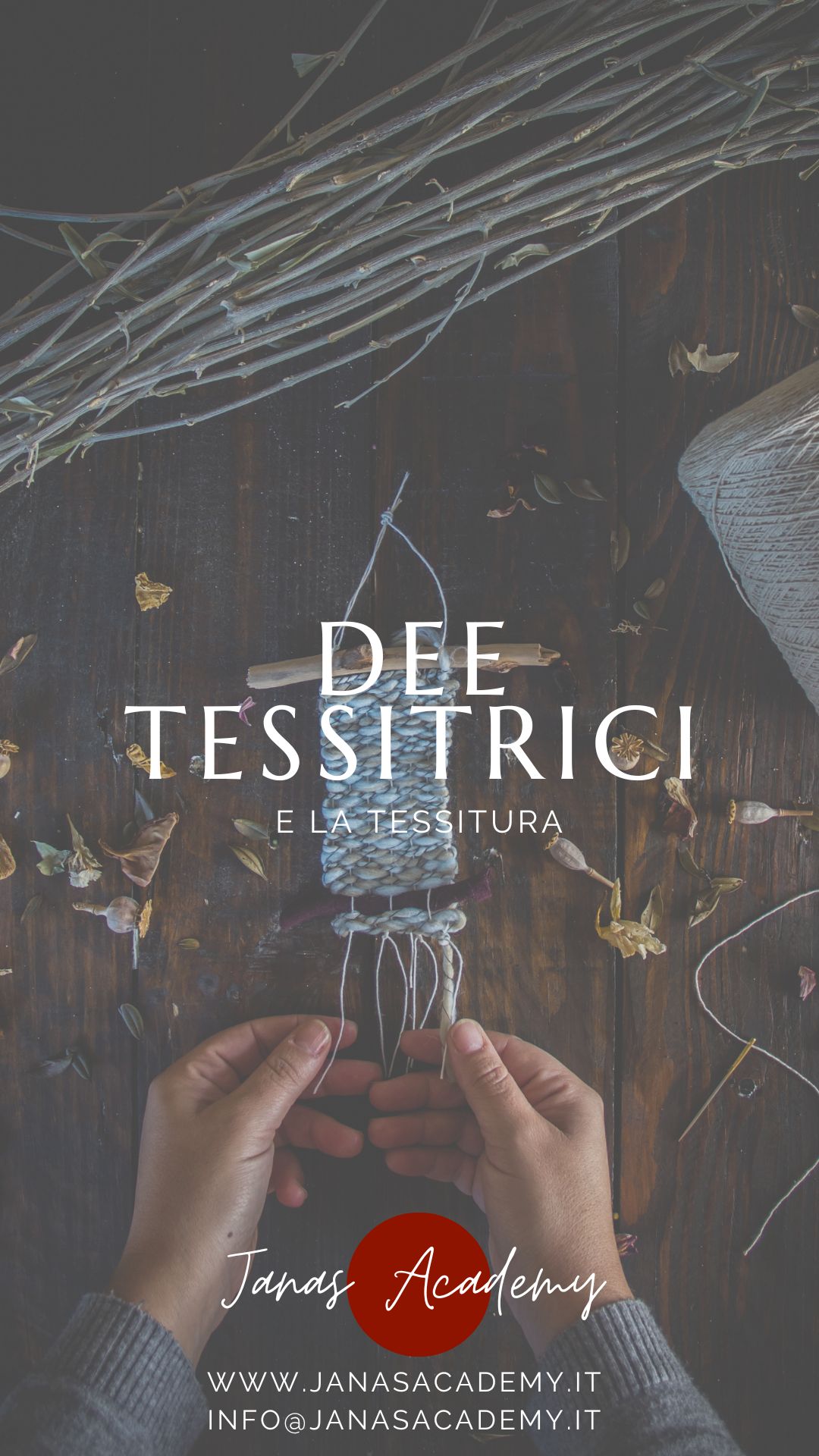 Dee tessitrici e tessitura