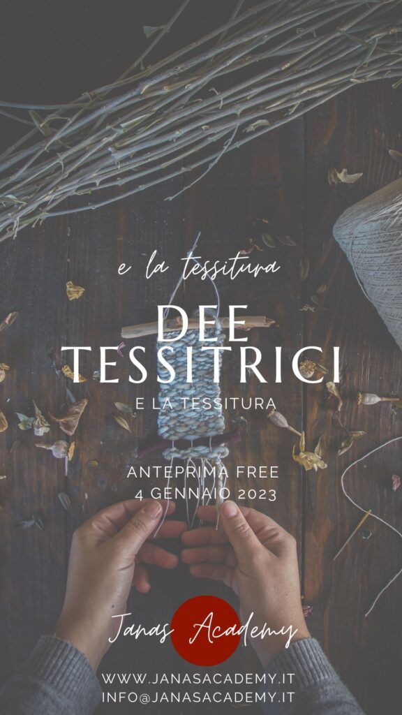 Dee tessitrici e tessitura
