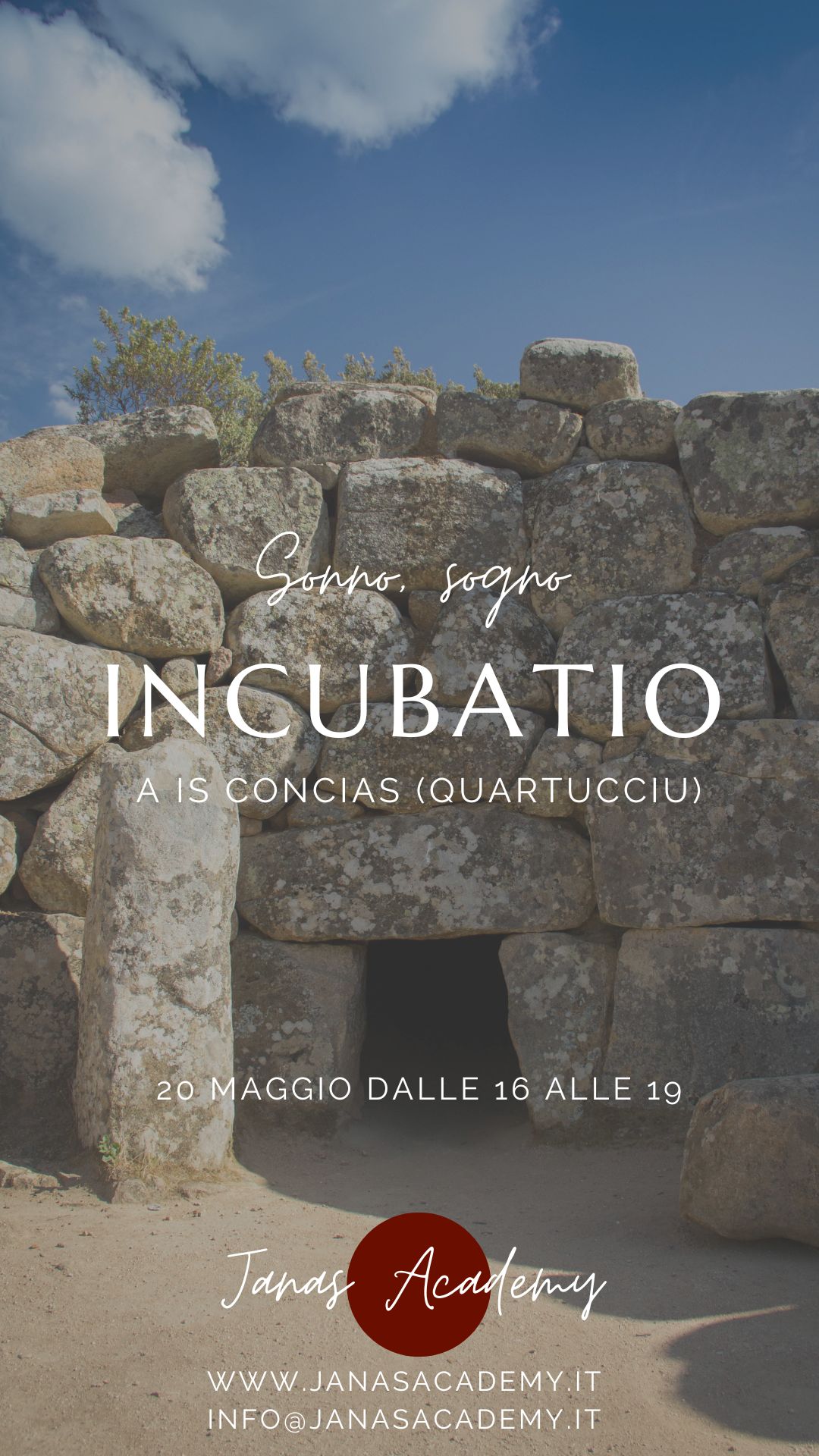 Sonno, sogno e incubazio a Is Concias Sonno, sogno e incubazio a Is Concias