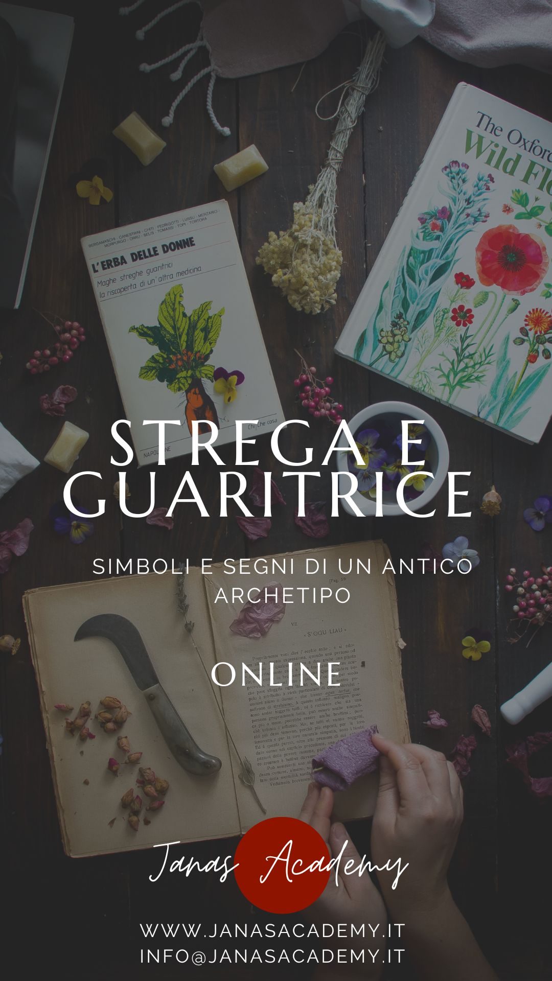 Seminario Strega e guaritrici. Archetipo antico Janas Academy